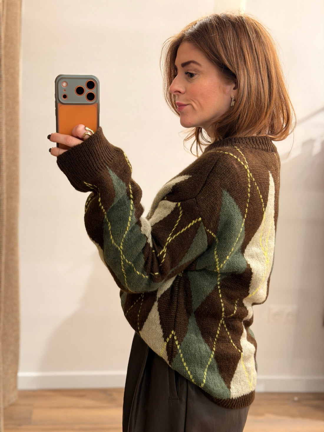 Pull Pablo losanges - Léone