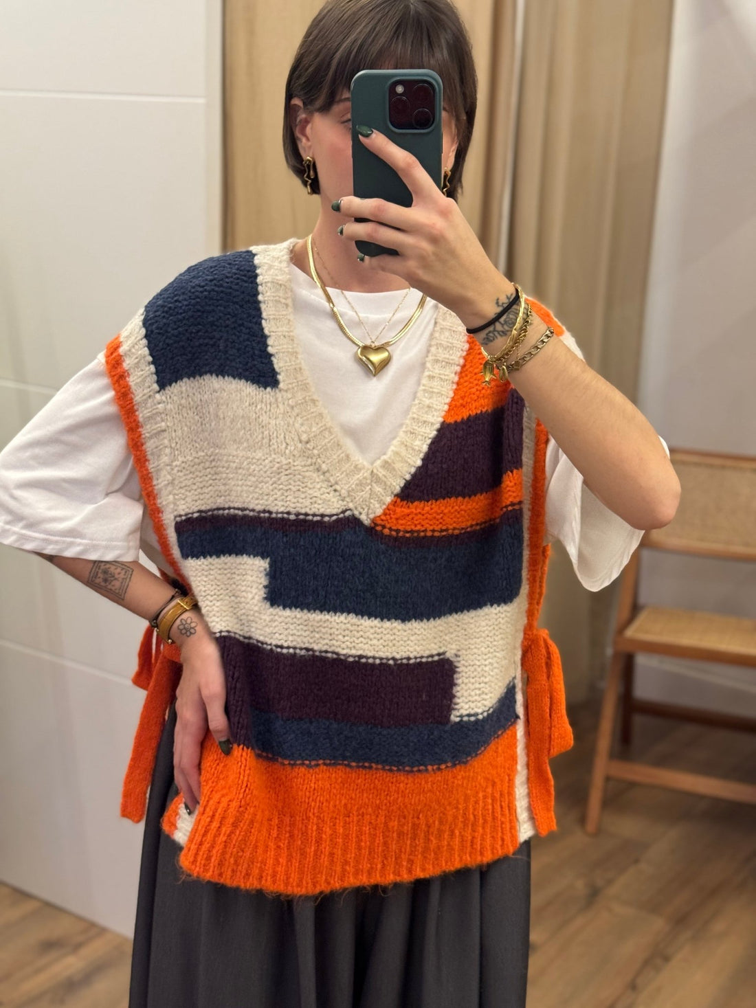 Pull Phil orange - Léone