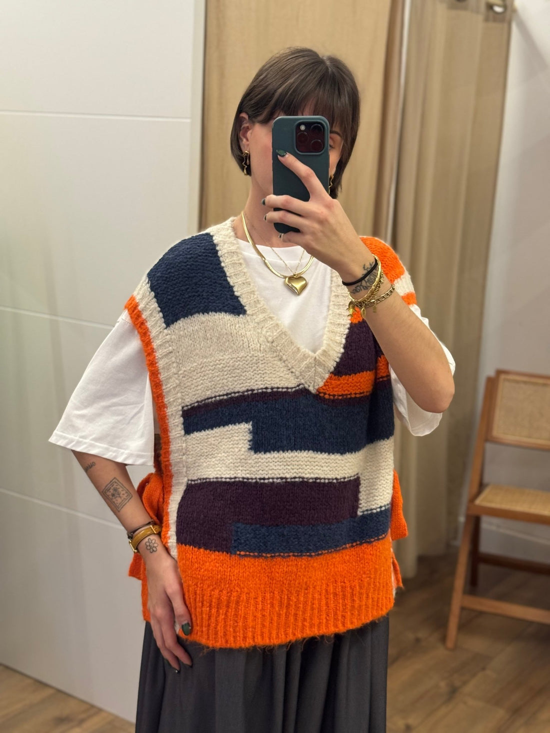 Pull Phil orange - Léone