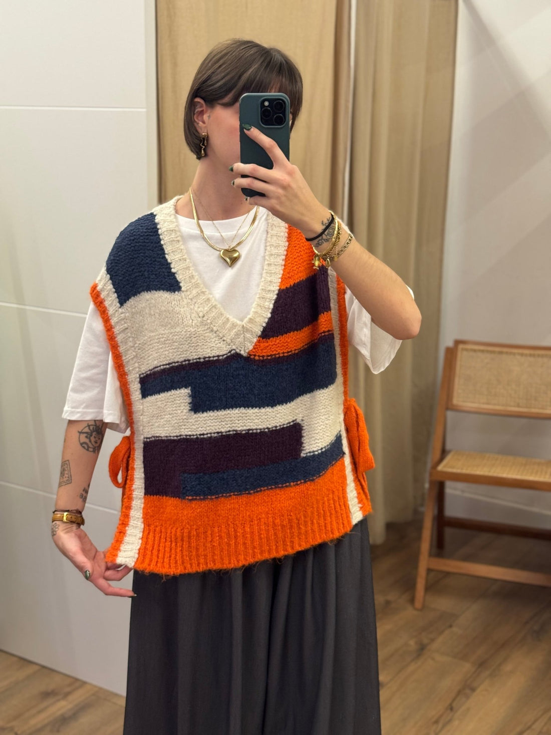 Pull Phil orange - Léone