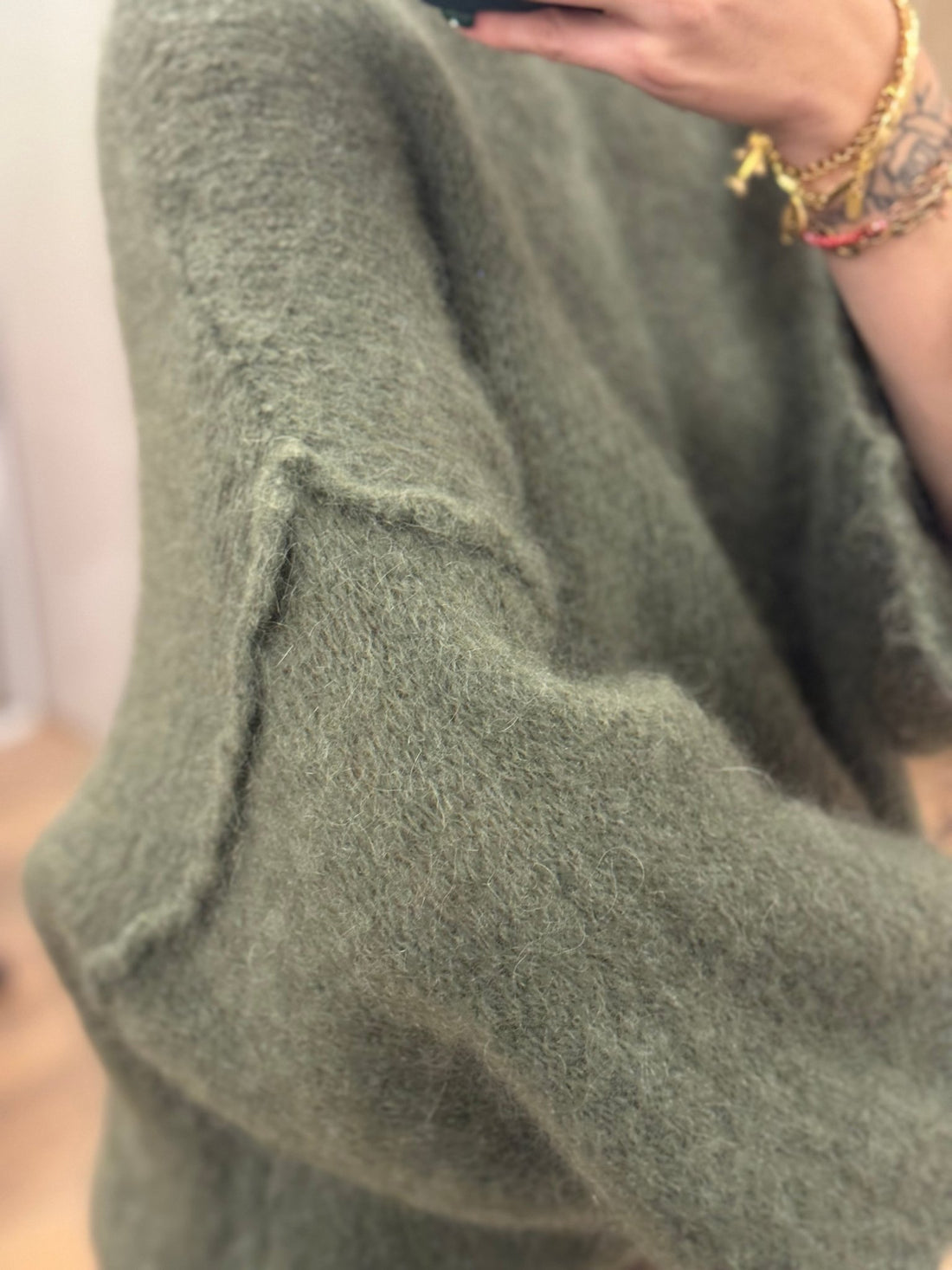 Pull Rebecca kaki - Léone