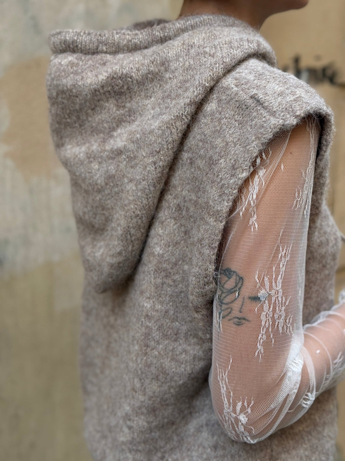 Pull Roger taupe - Léone