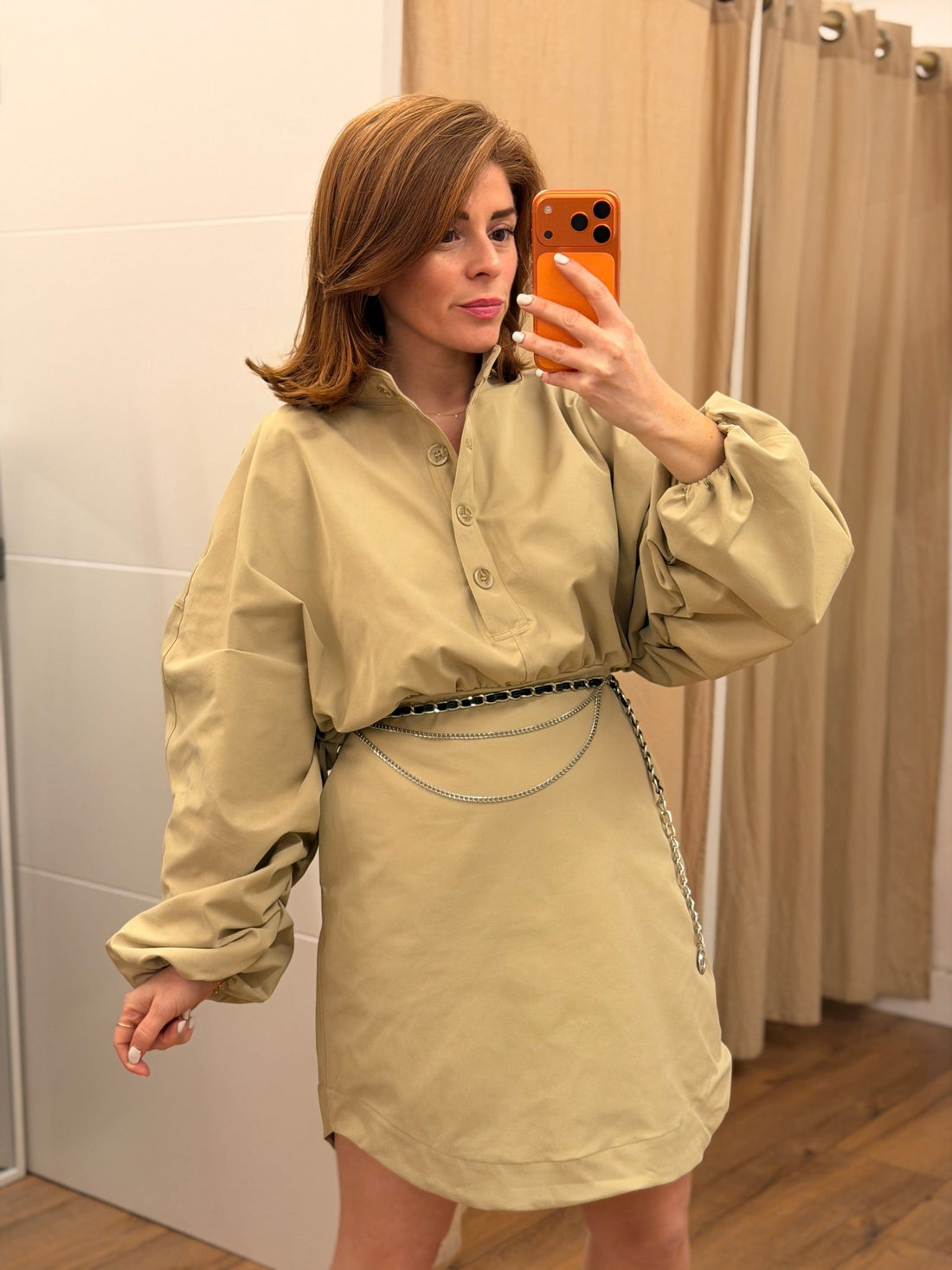 Robe Betty beige - Léone