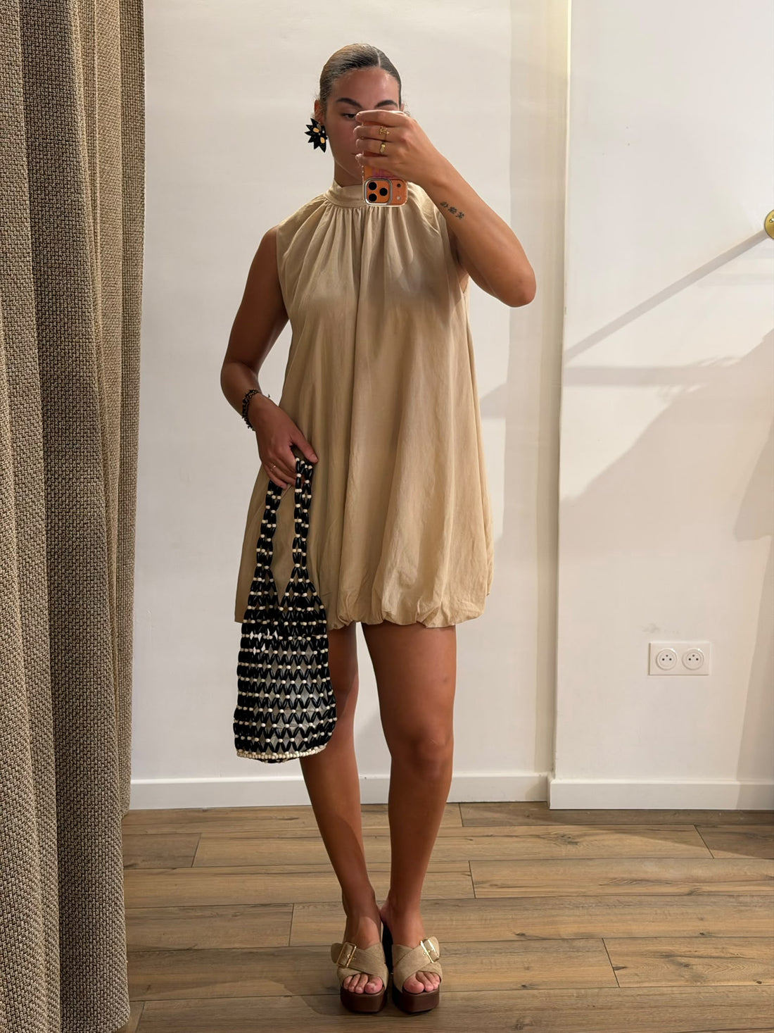 Robe bouffante Good beige - Léone