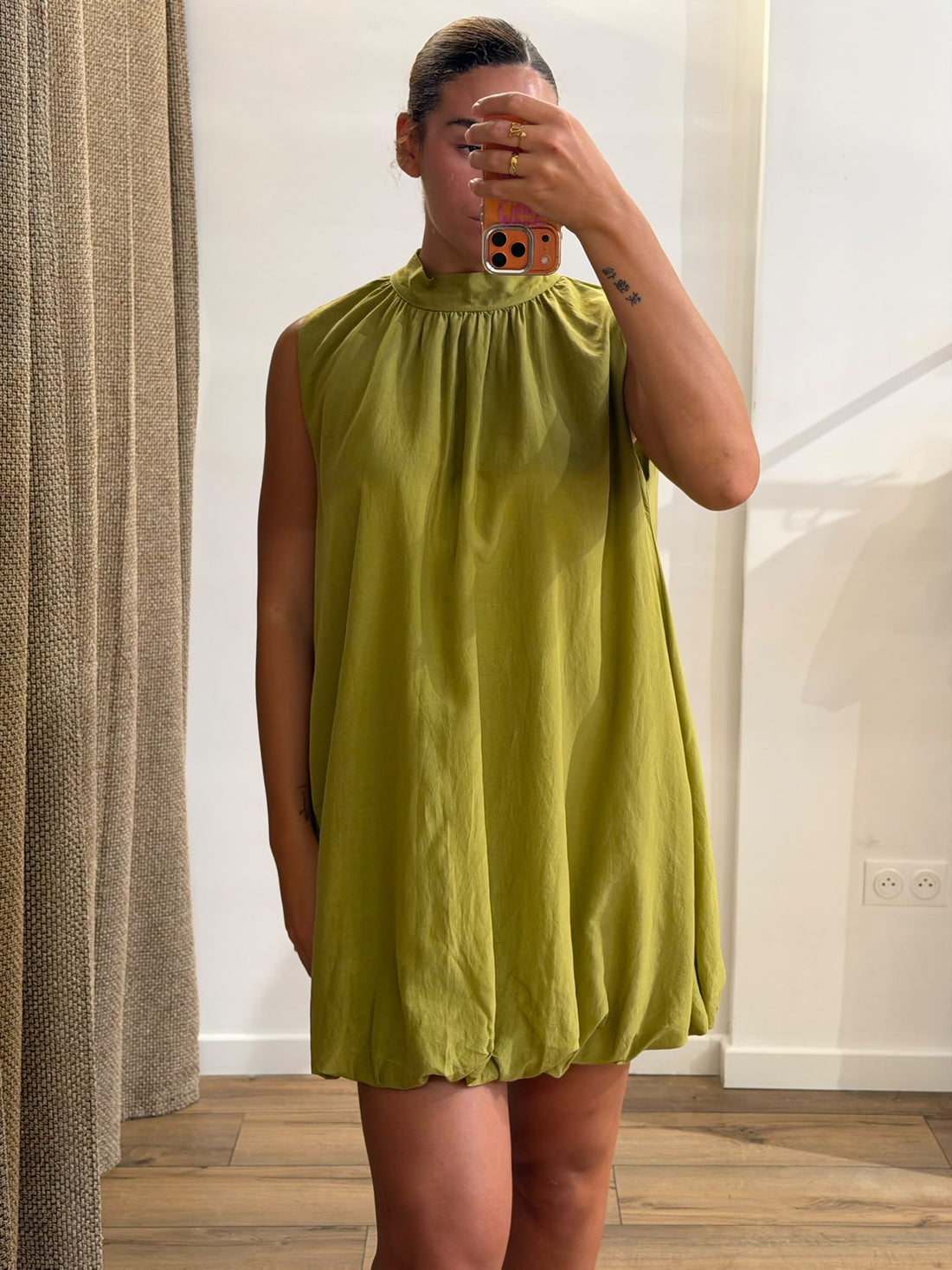 Robe bouffante Good olive - Léone