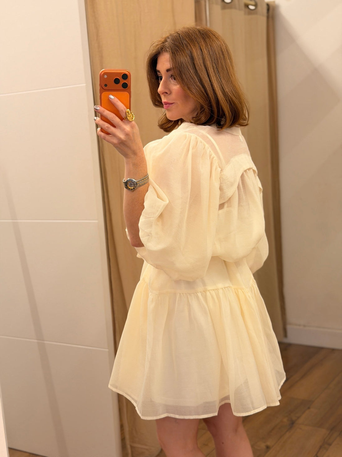 Robe Casey bis beige - Léone