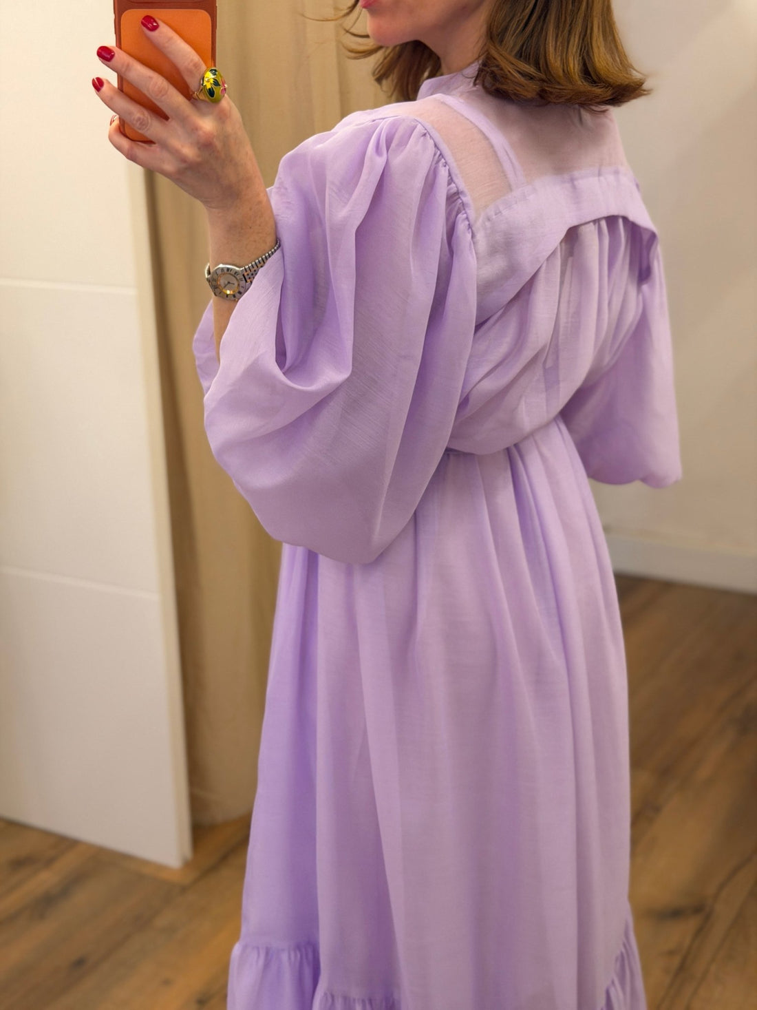 Robe Casey lilas - Léone