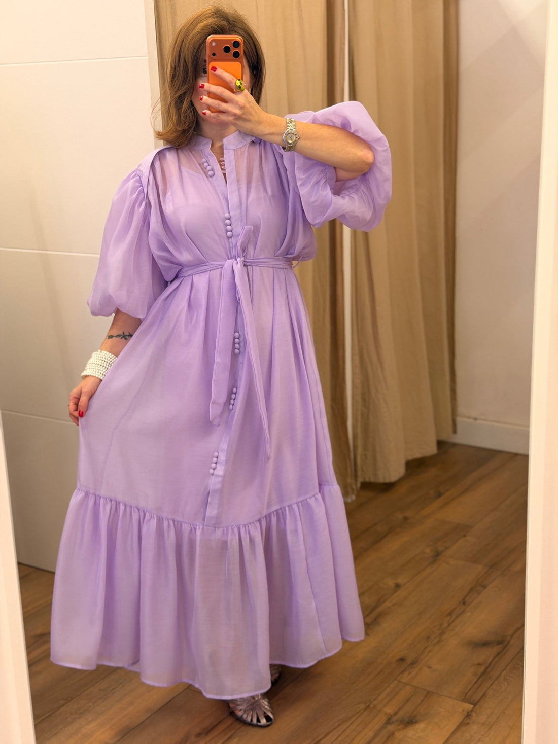 Robe Casey lilas - Léone