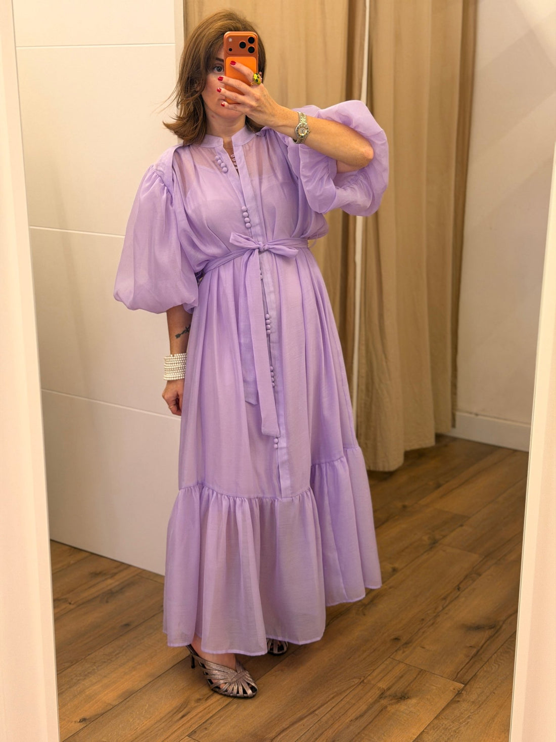 Robe Casey lilas - Léone