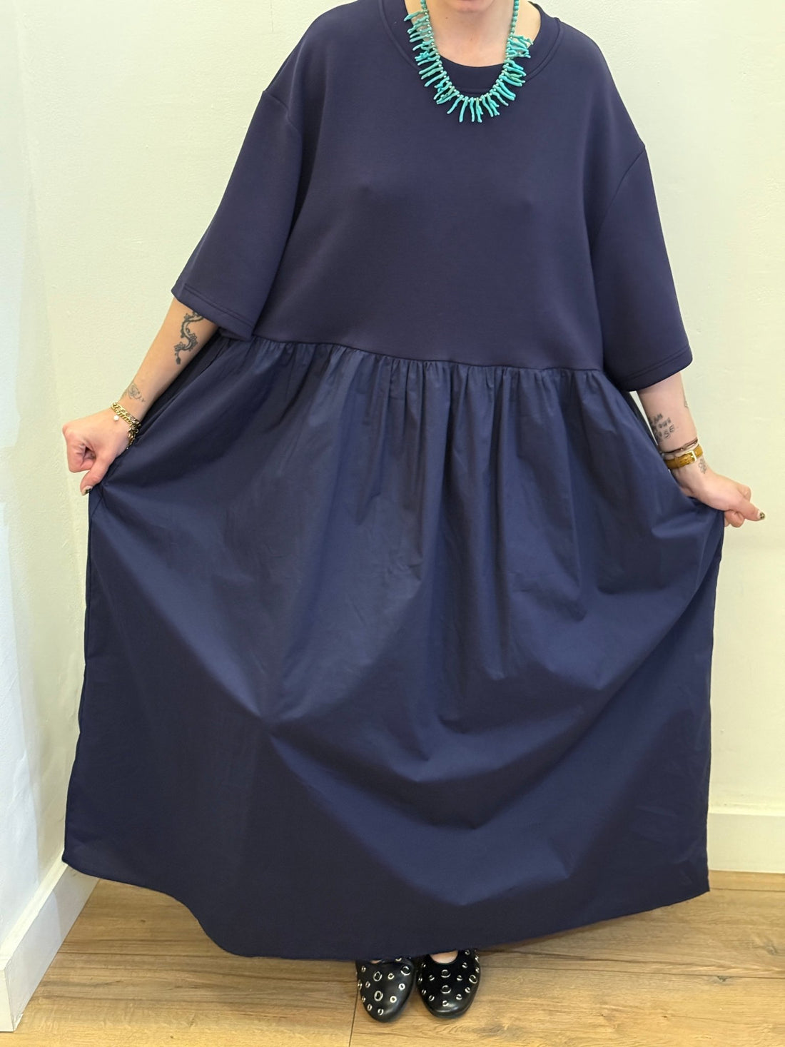 Robe Delta bleu marine - Léone