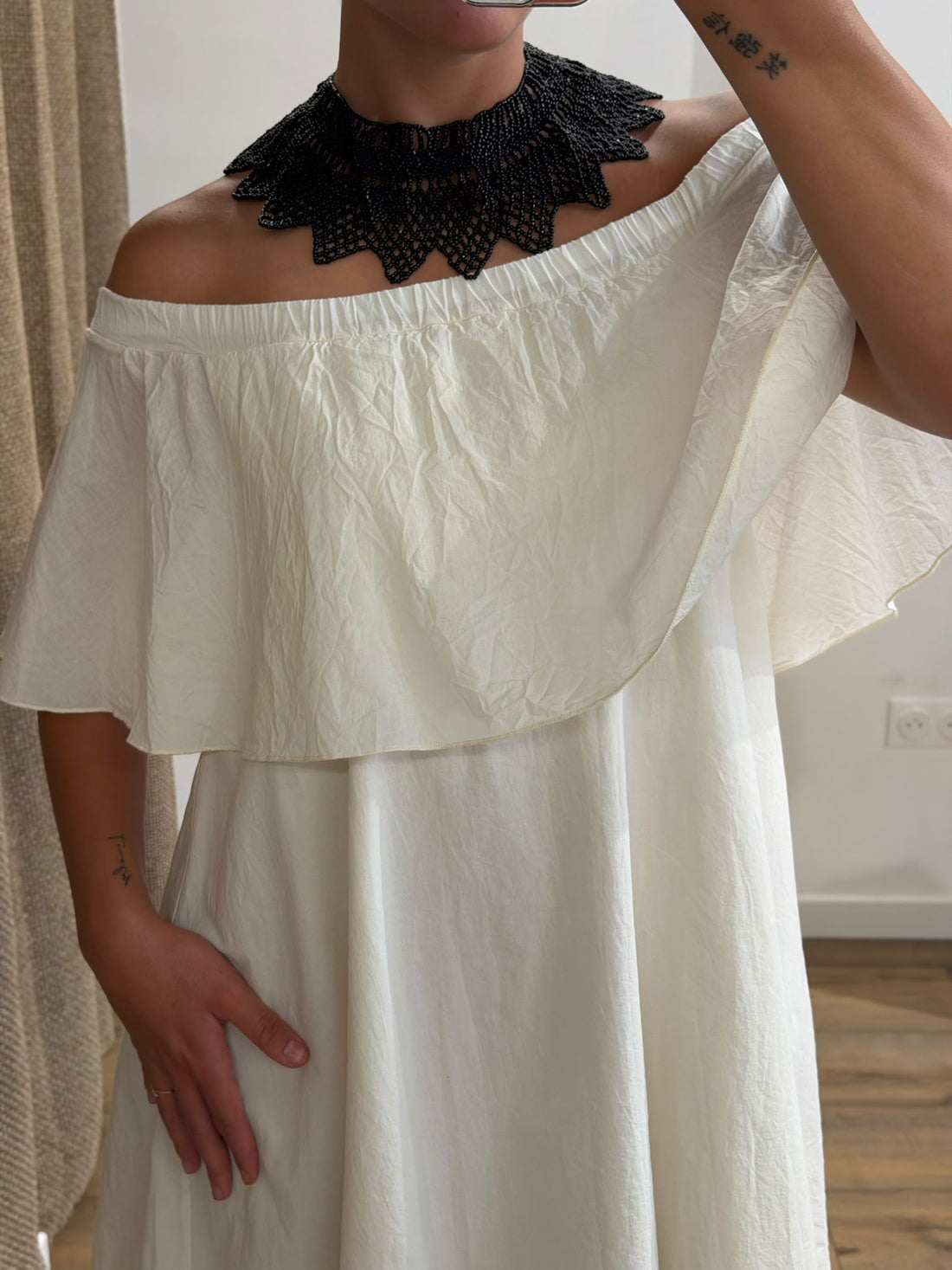 Robe Elsa écrue - Léone