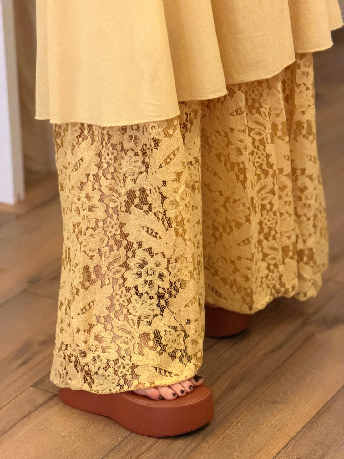 Robe Elsa jaune - Léone