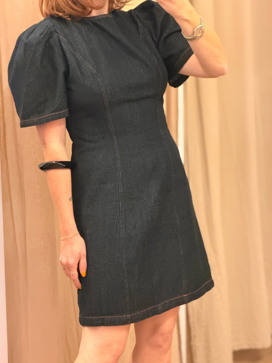 Robe en jean Mélo brut - Léone
