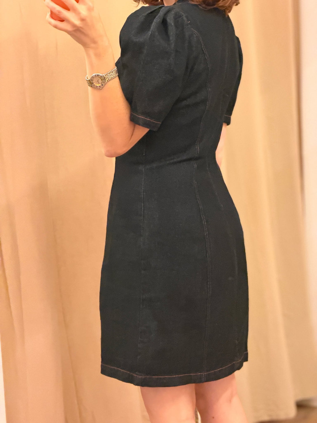 Robe en jean Mélo brut - Léone