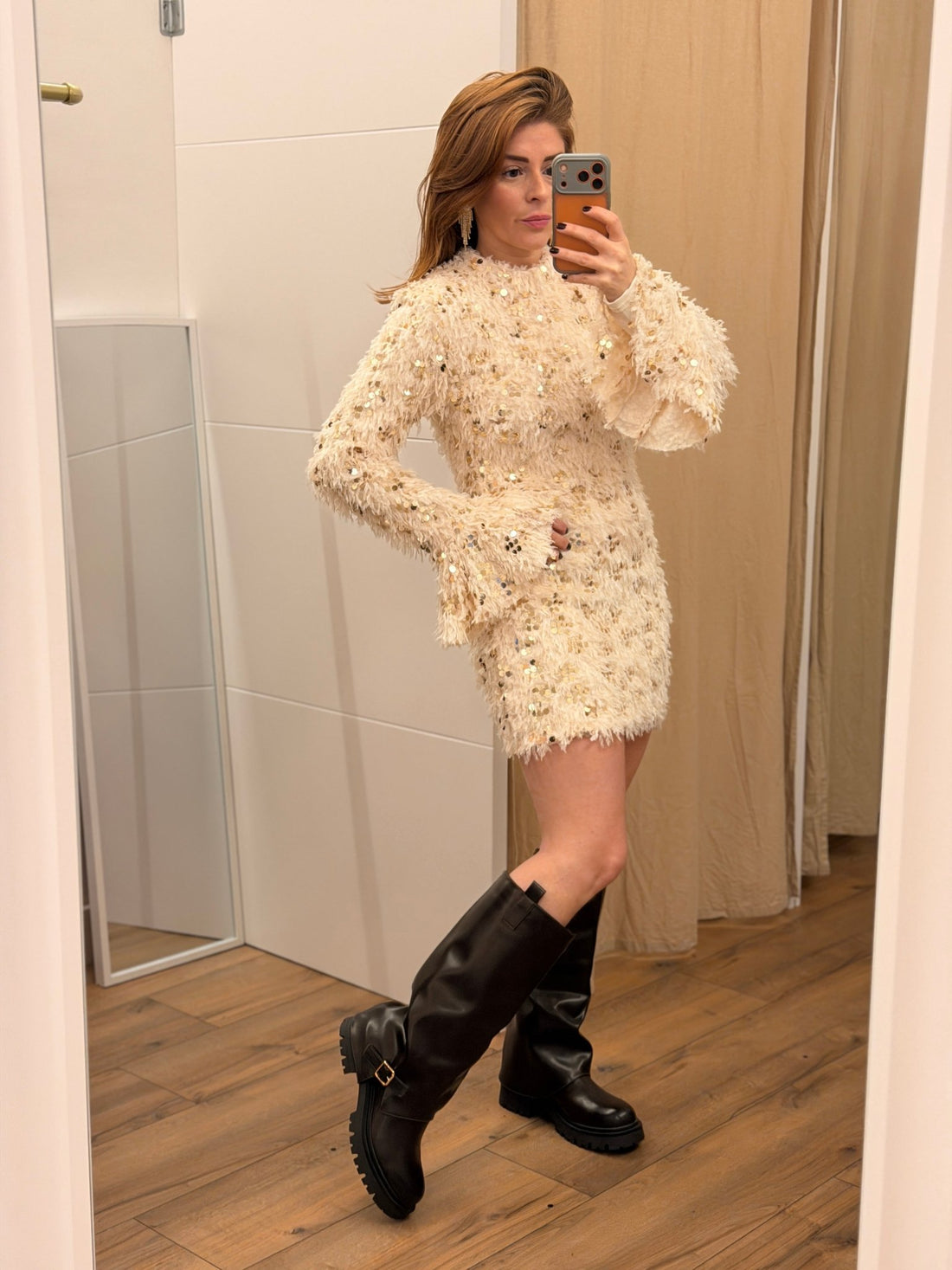 Robe Joyce beige - Léone