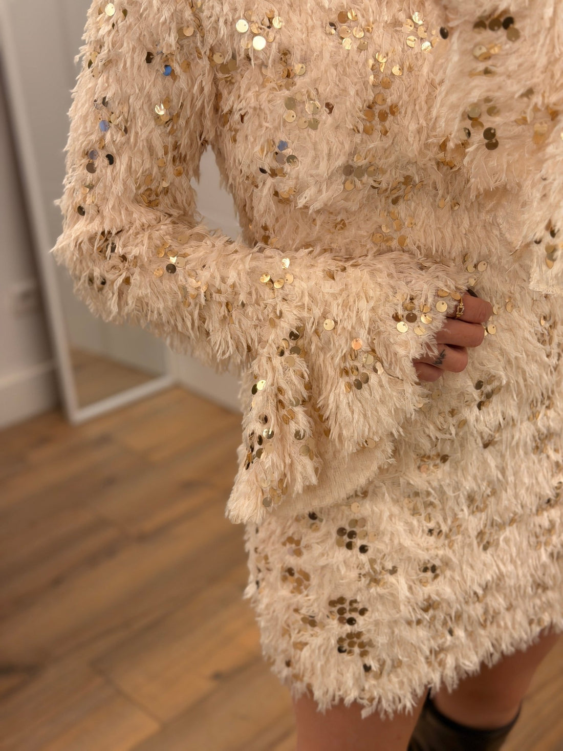 Robe Joyce beige - Léone