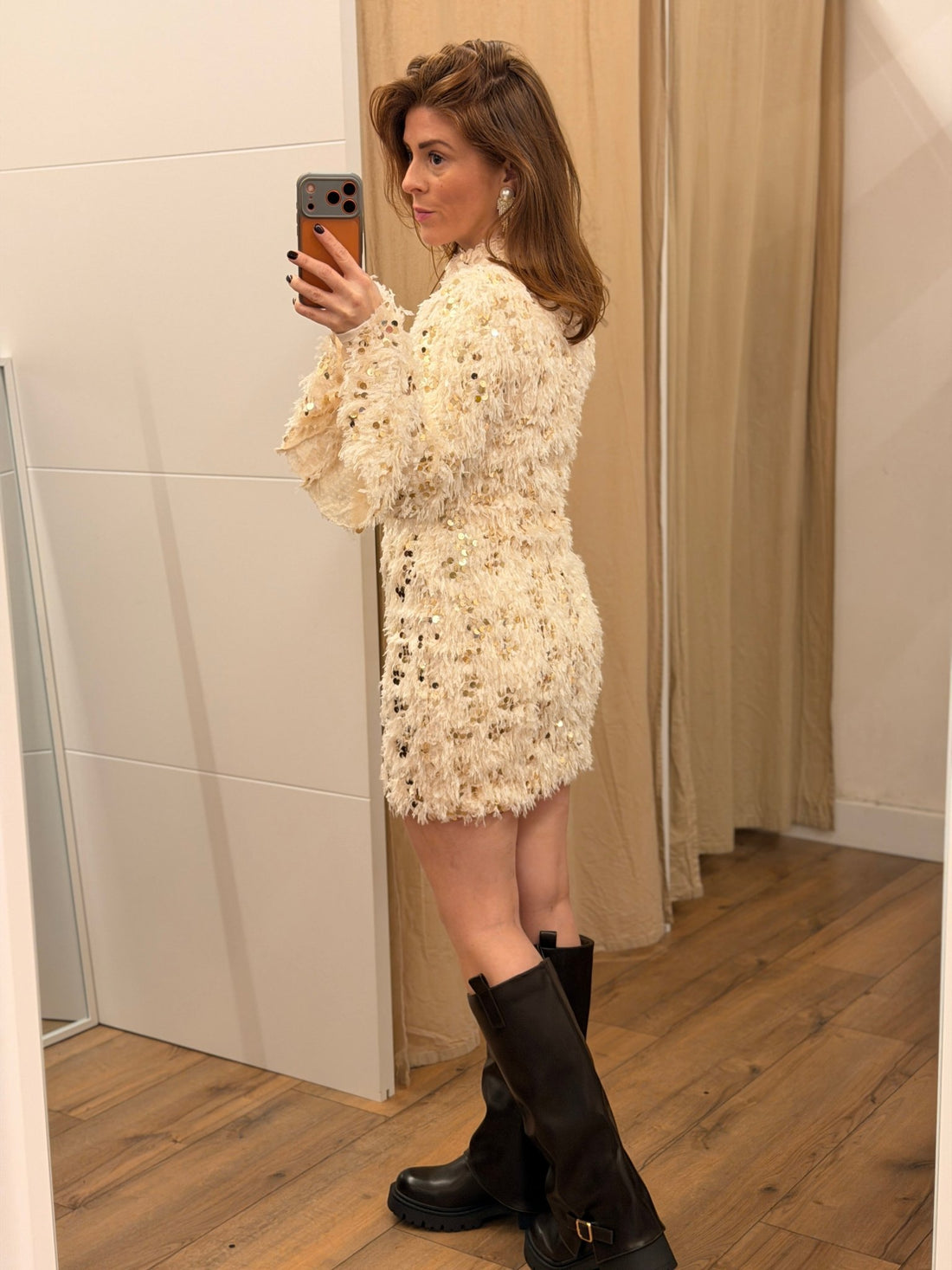 Robe Joyce beige - Léone