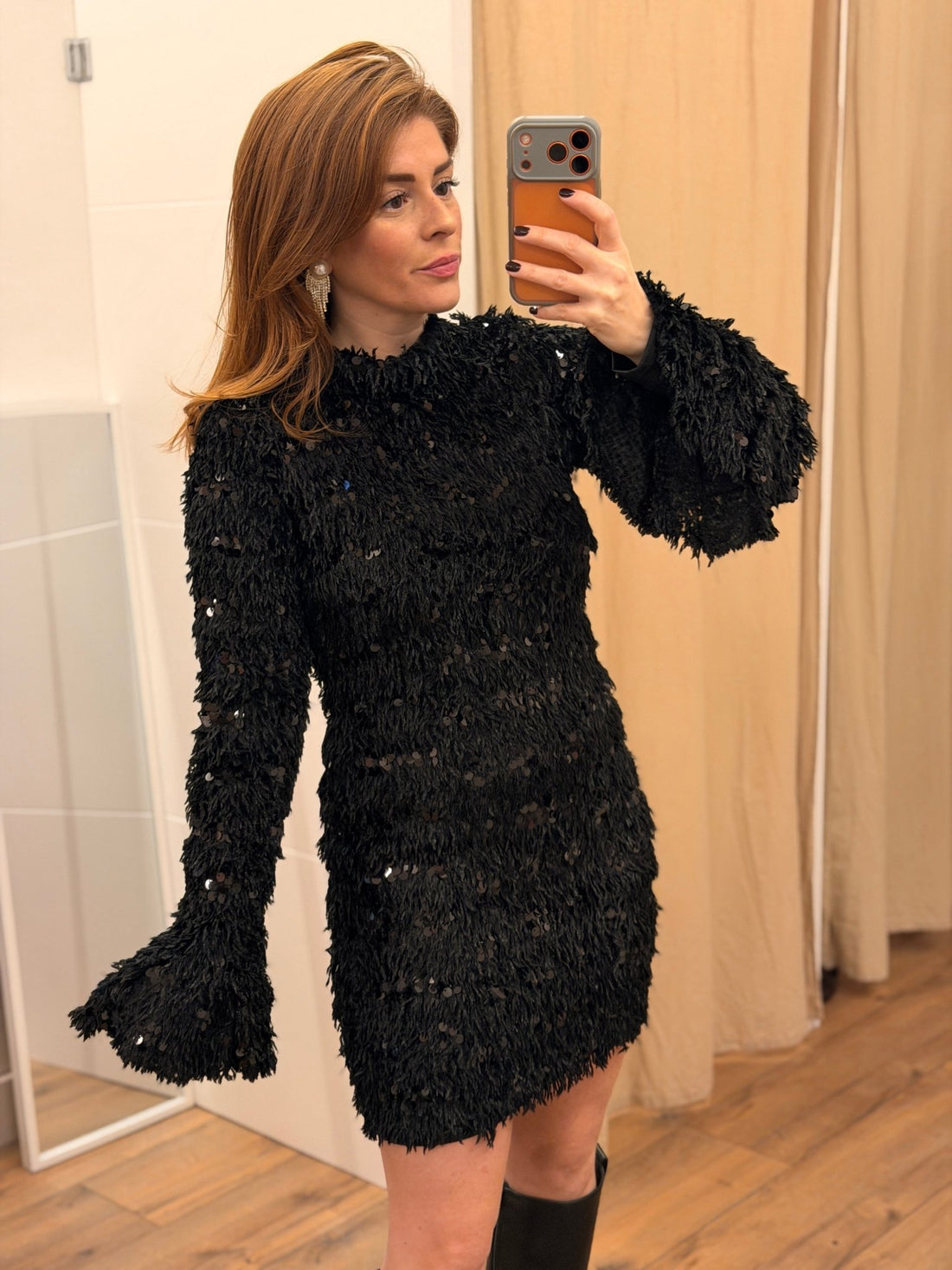 Robe joyce noire - Léone