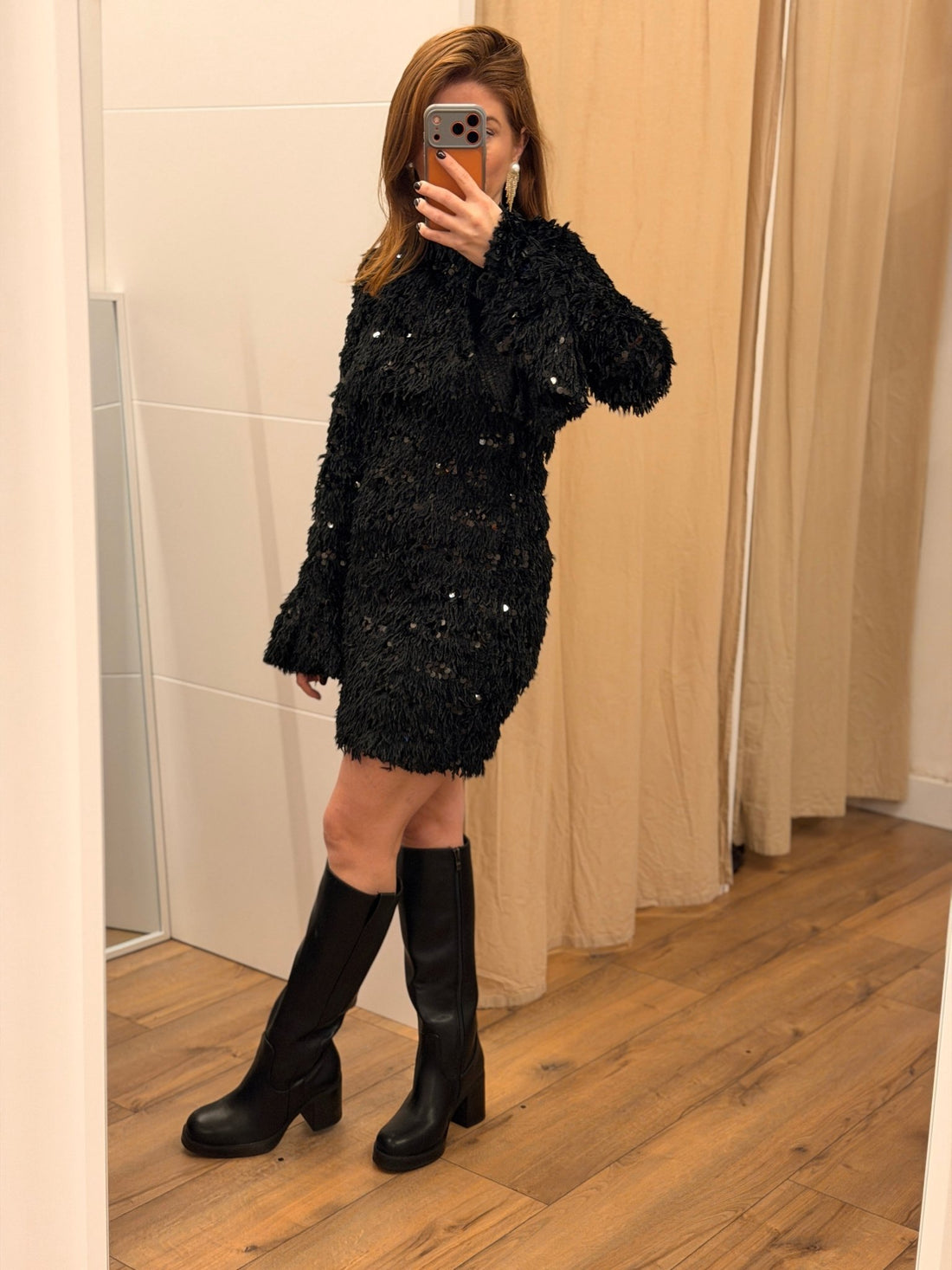 Robe joyce noire - Léone