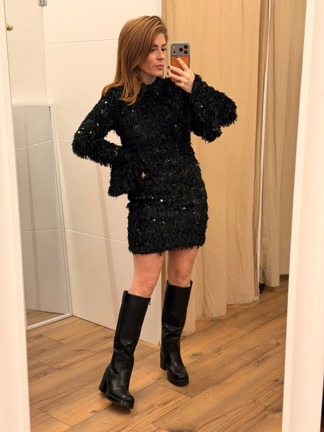 Robe joyce noire - Léone