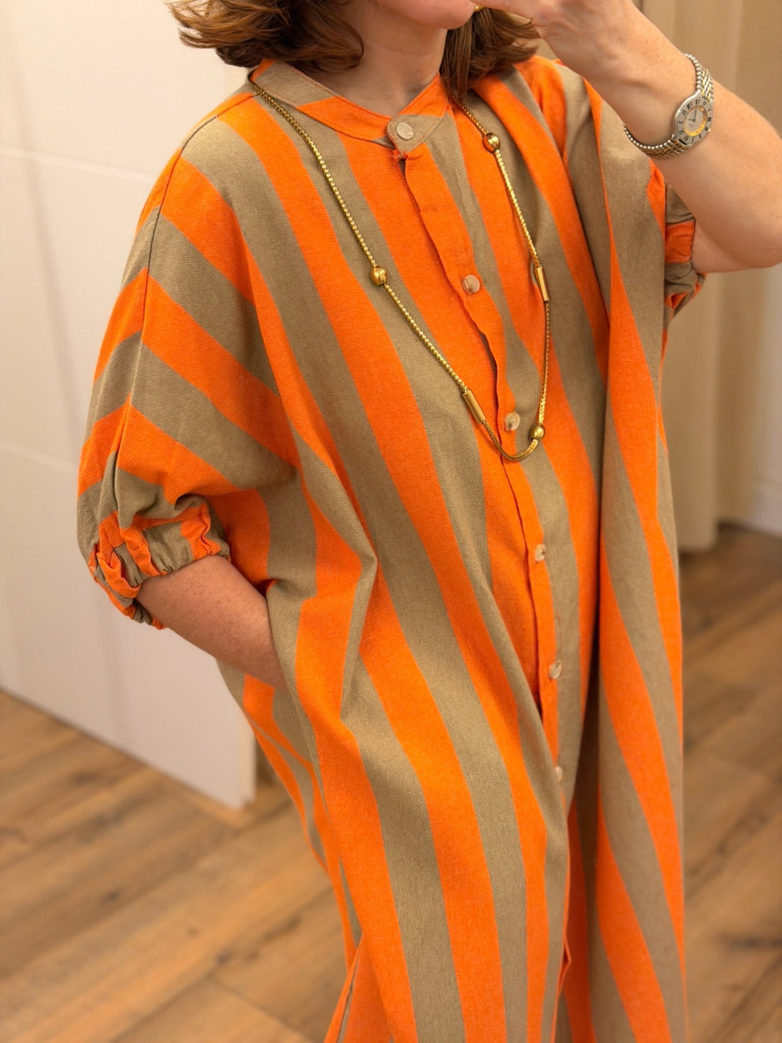 Robe Lizon orange - Léone