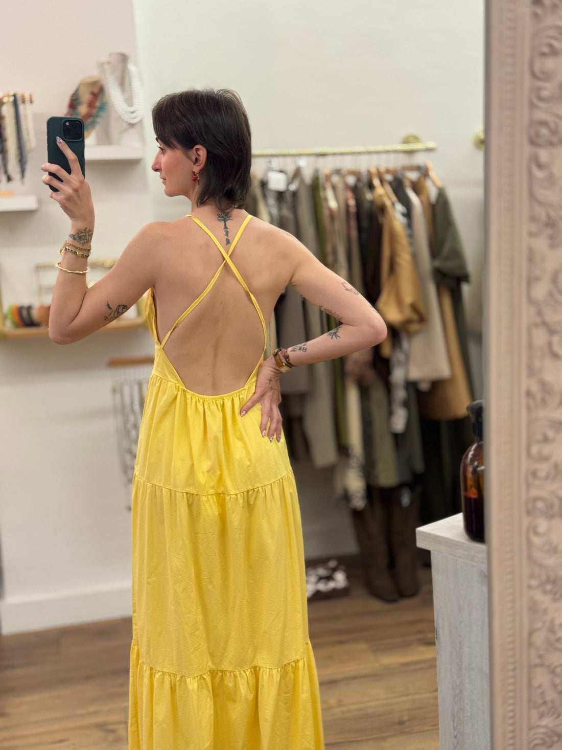 Robe Martine jaune - Léone