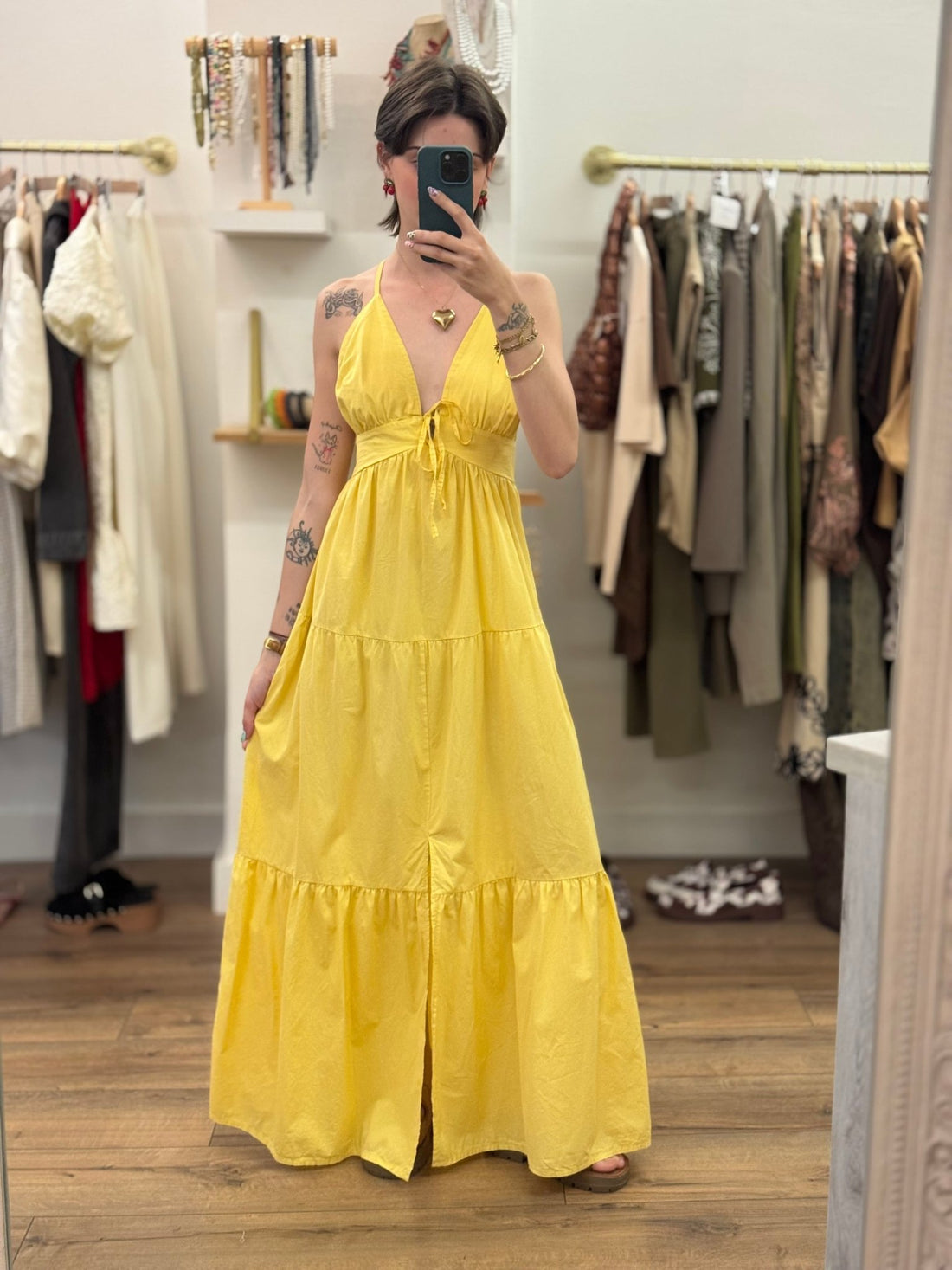 Robe Martine jaune - Léone