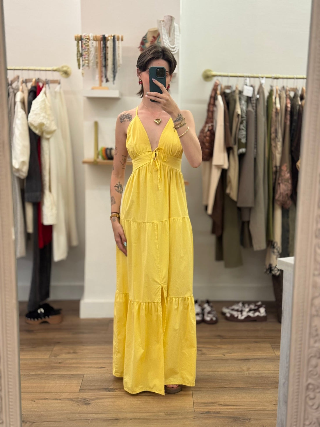 Robe Martine jaune - Léone