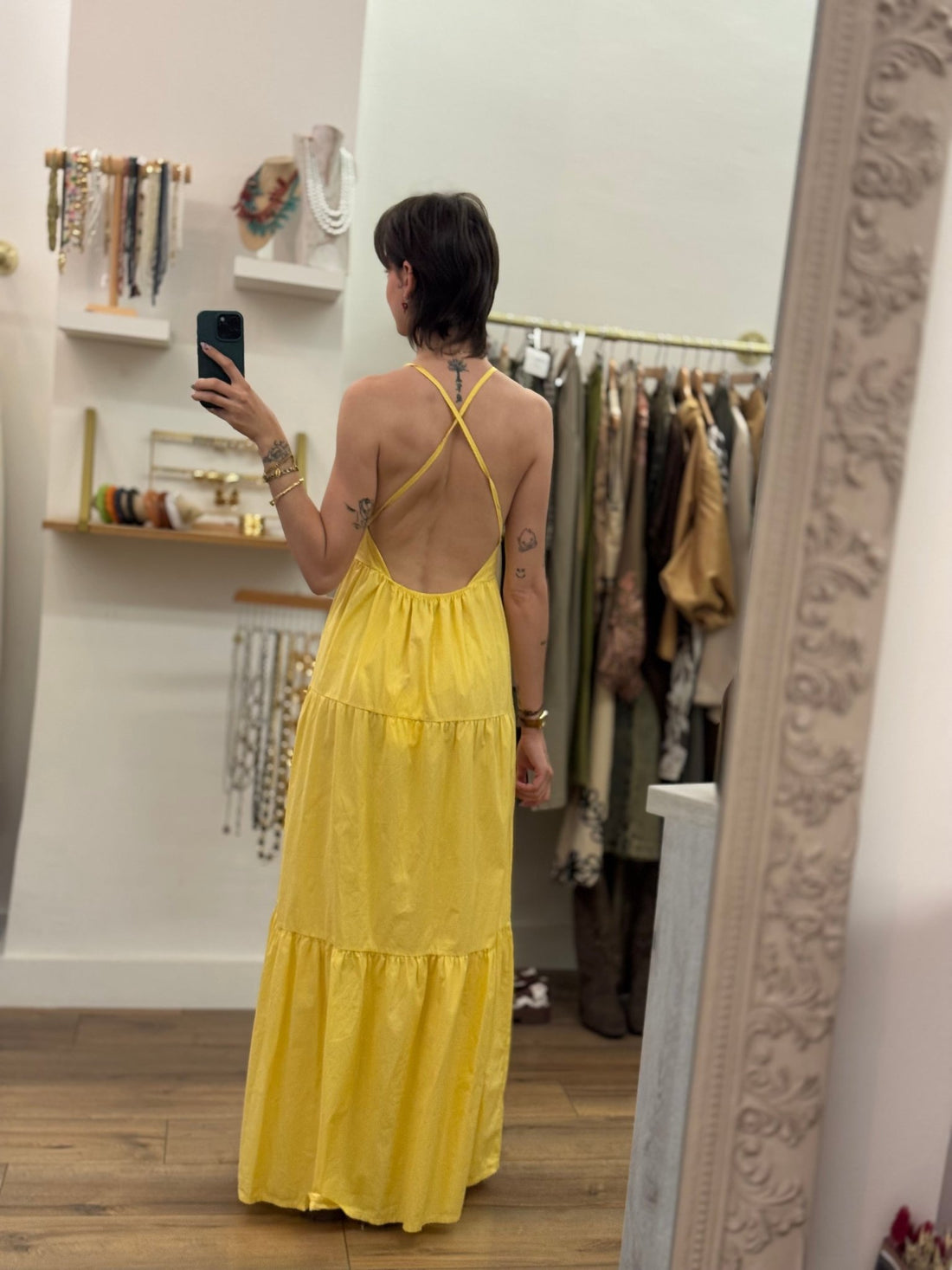 Robe Martine jaune - Léone