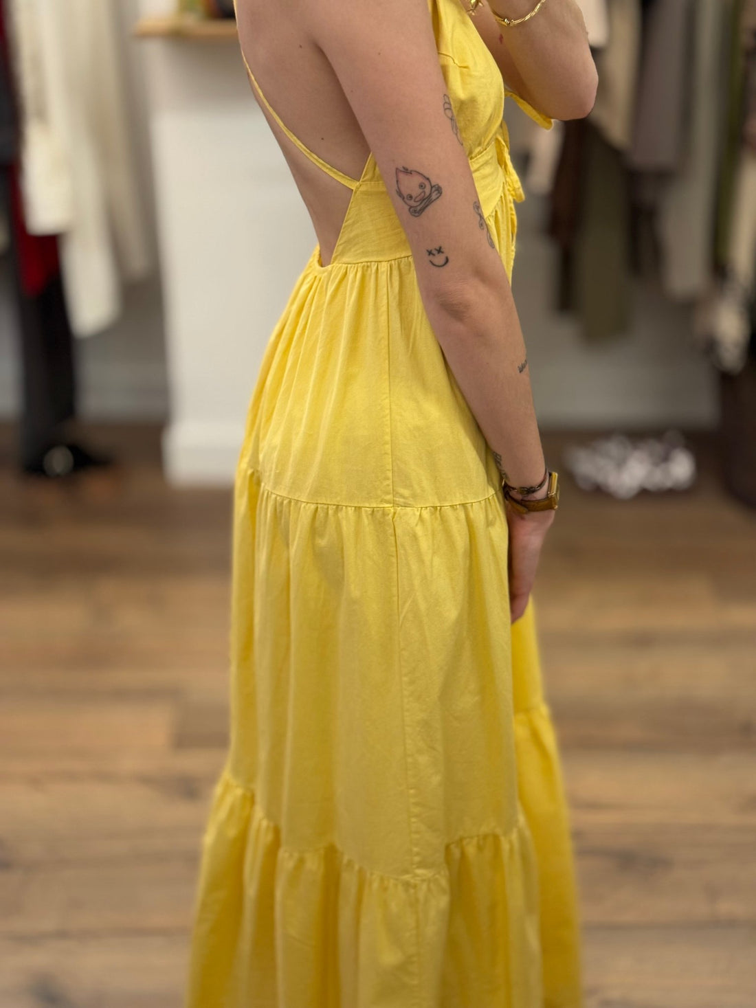 Robe Martine jaune - Léone