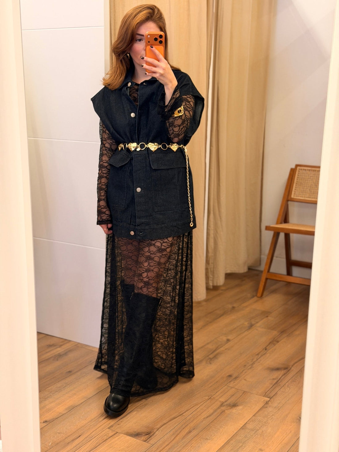 Robe Meredith noire - Léone