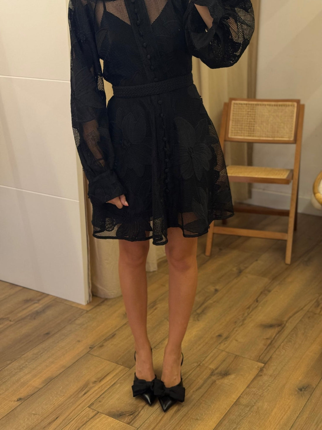 Robe Sonia noire - Léone
