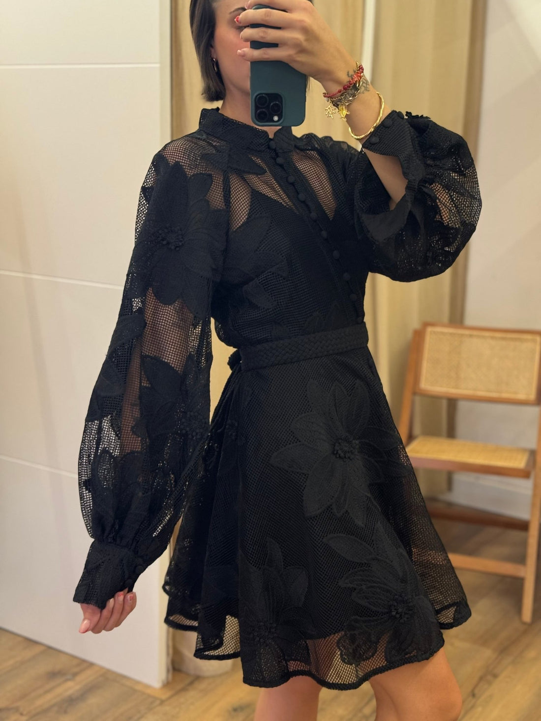 Robe Sonia noire - Léone