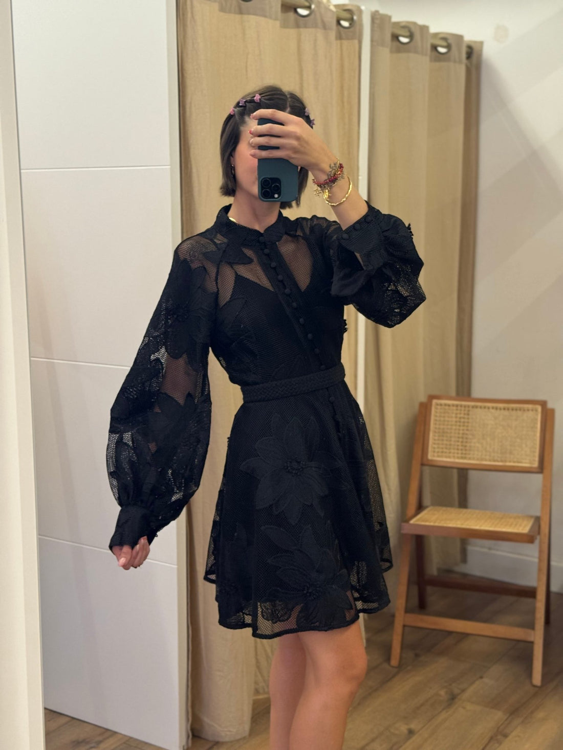 Robe Sonia noire - Léone