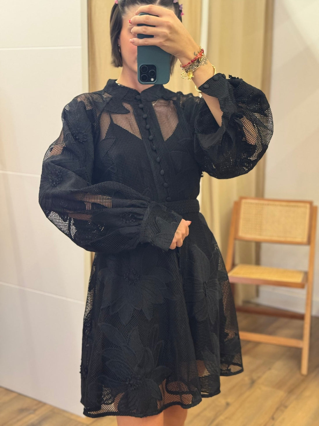 Robe Sonia noire - Léone