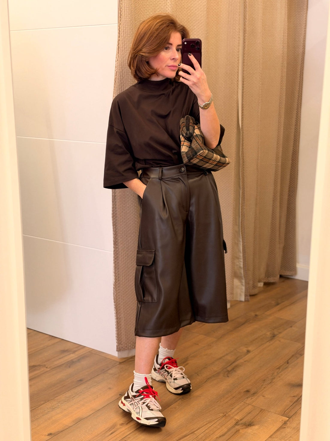 Robe t-shirt ample choco - Léone
