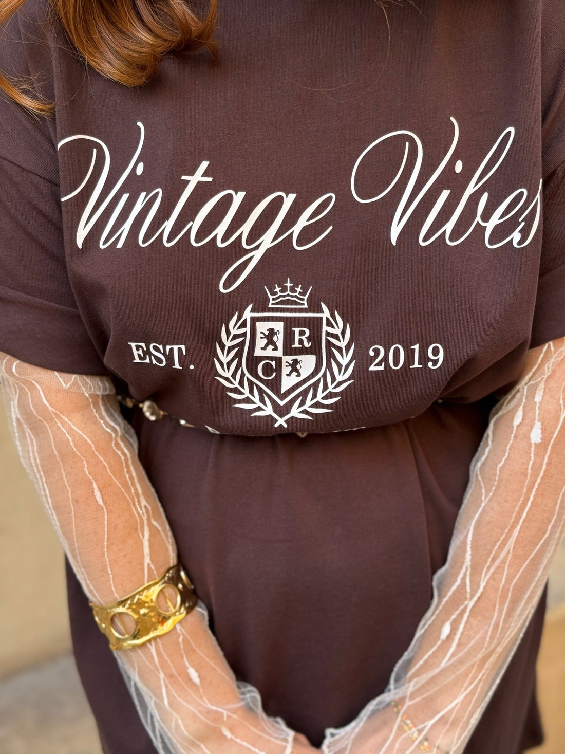 Robe t-shirt Joanna marron - Léone