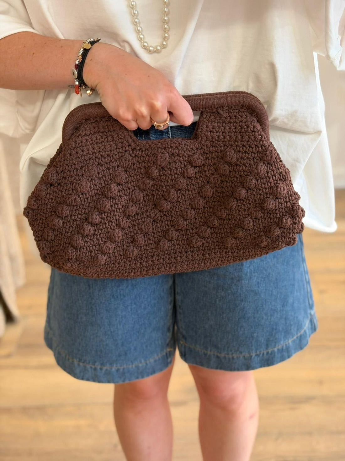 Sac choco fait à la main - Léone
