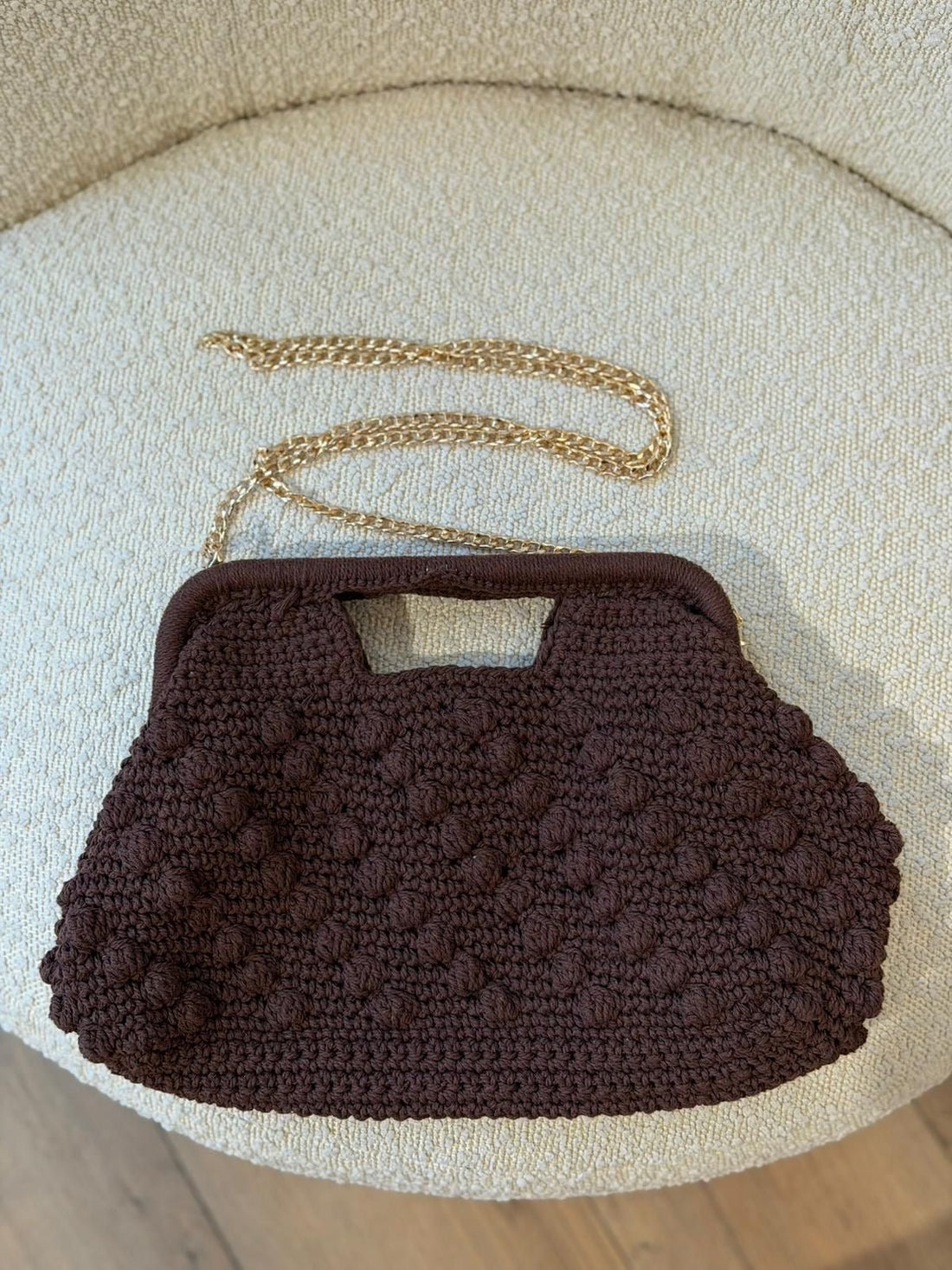 Sac choco fait à la main - Léone