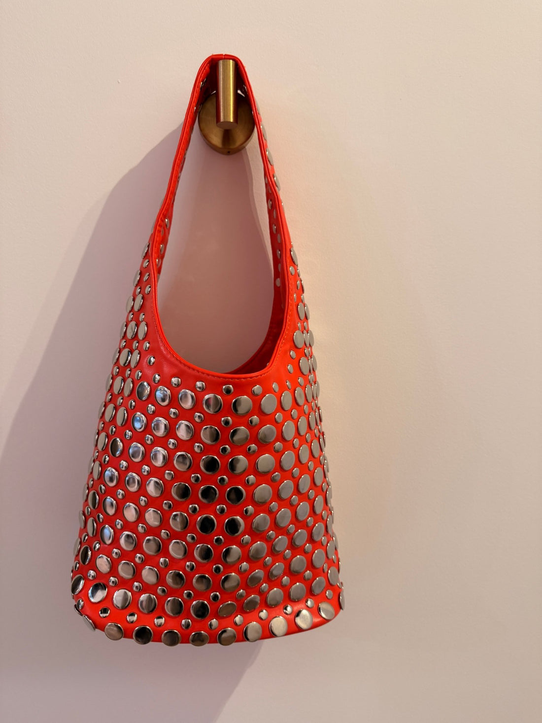 Sac cloute simili orange a1305 - Léone