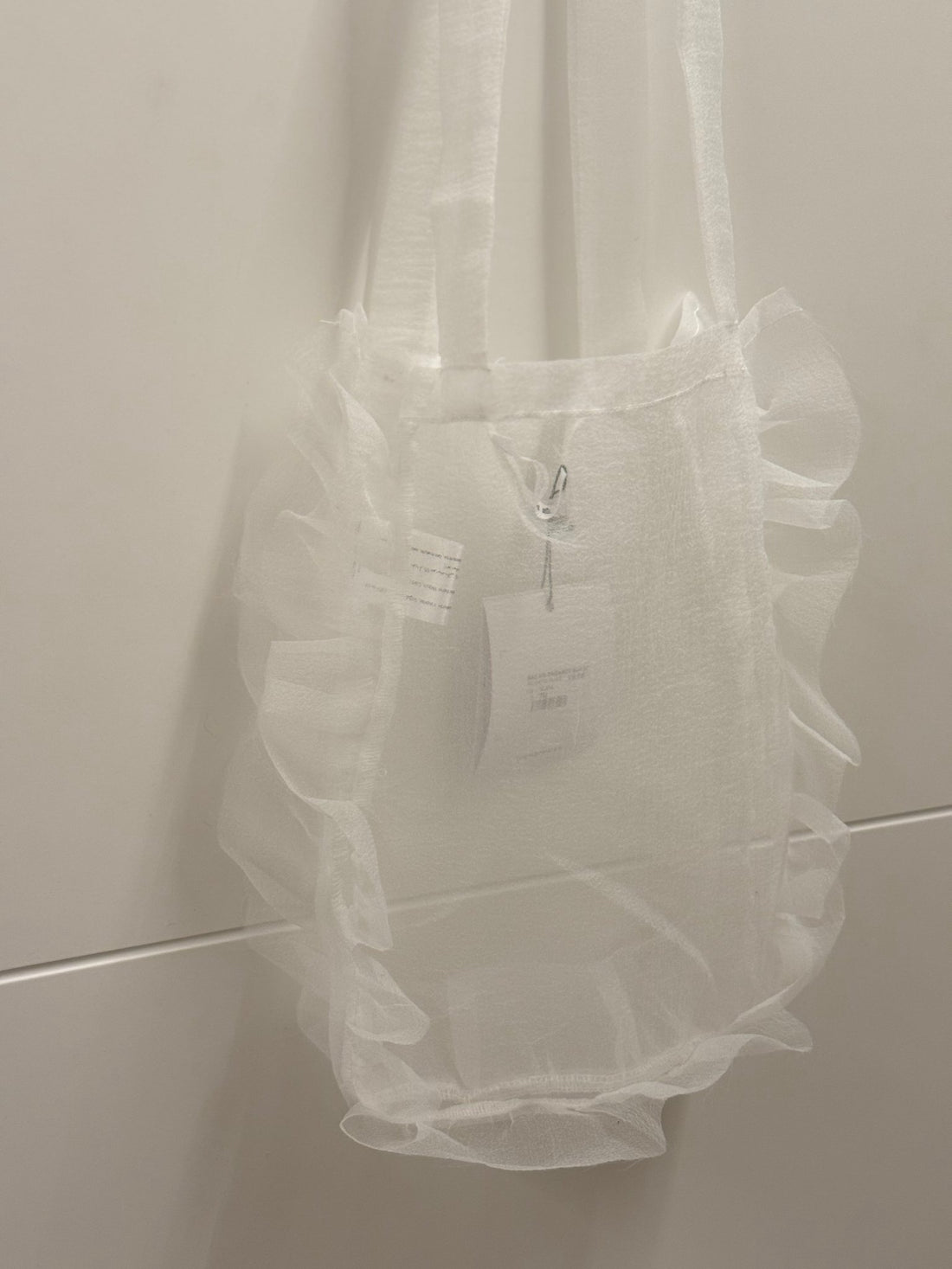 Sac en organza blanche - Léone