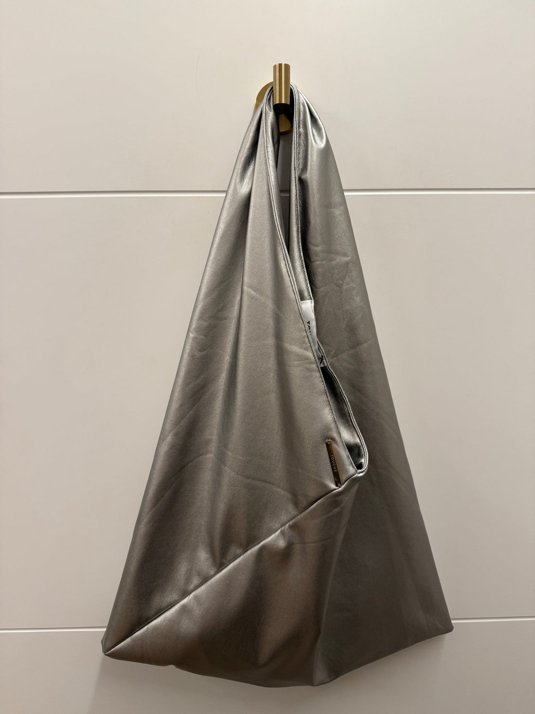 Sac hobo simili argent - Léone