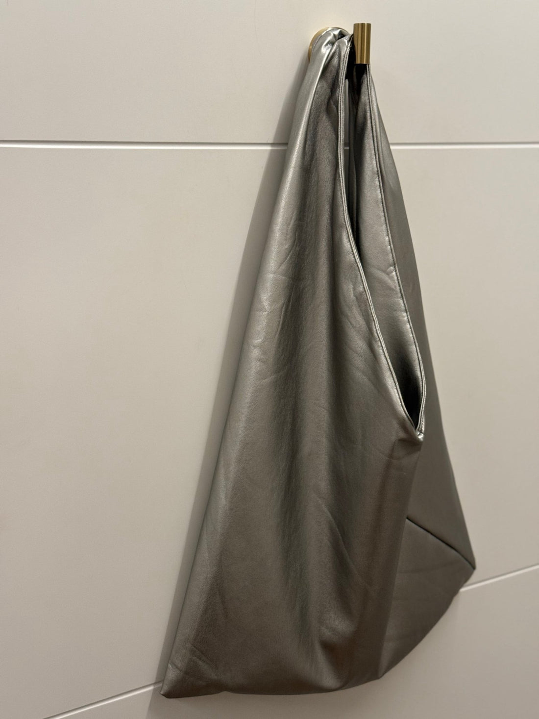 Sac hobo simili argent - Léone