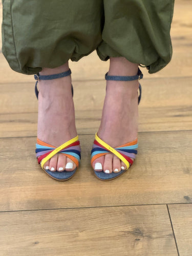 Sandales effet jean - Léone