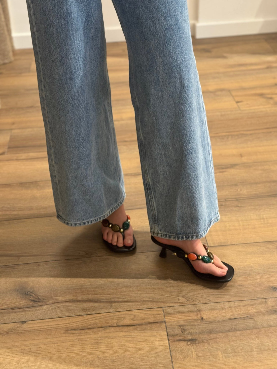 Sandales pierres a talon - Léone