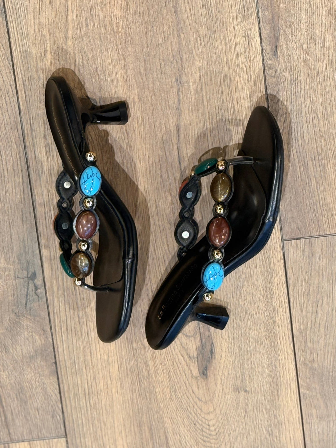 Sandales pierres a talon - Léone