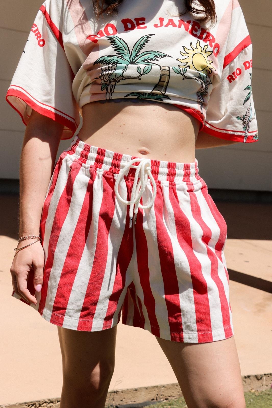 Short Bali rouge - Léone