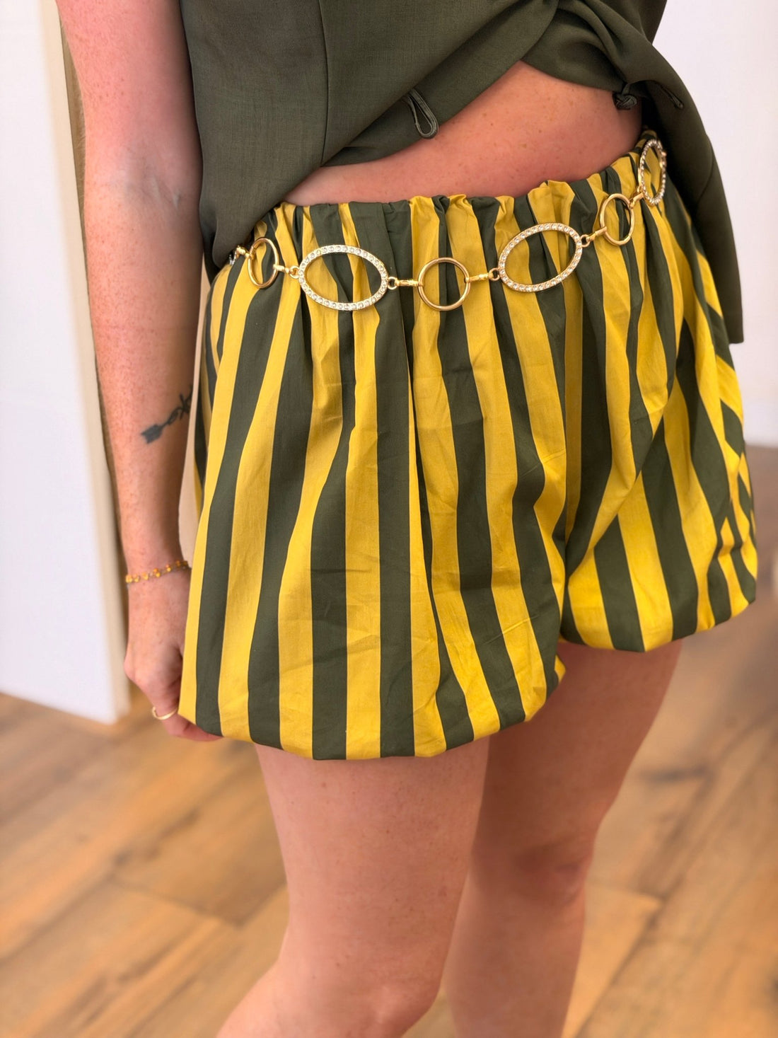 Short bouffant Sasha kaki - Léone