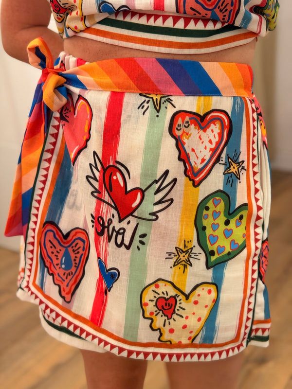 Short jupe Soro blanc - Léone