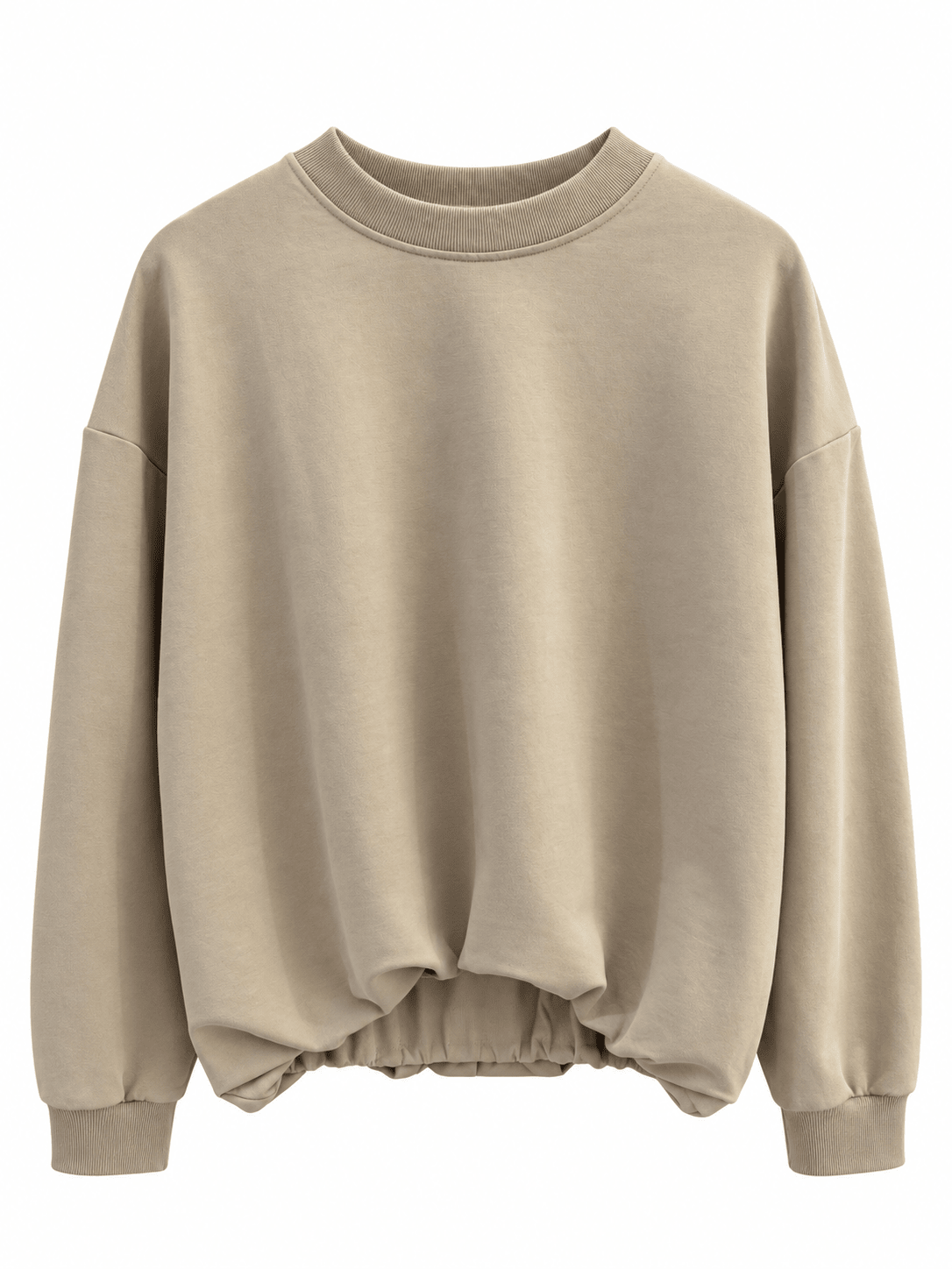 Sweat ample bouffant beige - Léone
